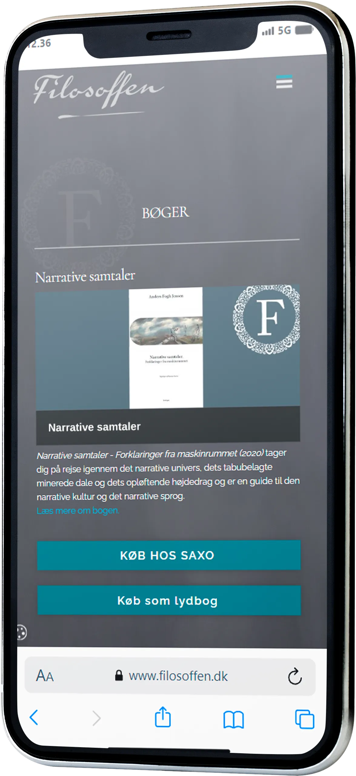 Filosoffen - mockups