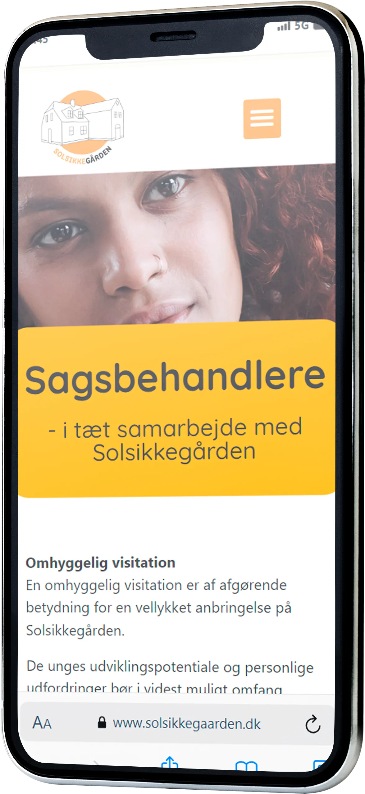 Mockup - Solsikkegården