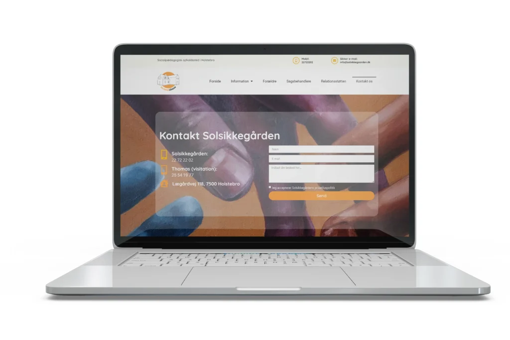 Mockup - Solsikkegården