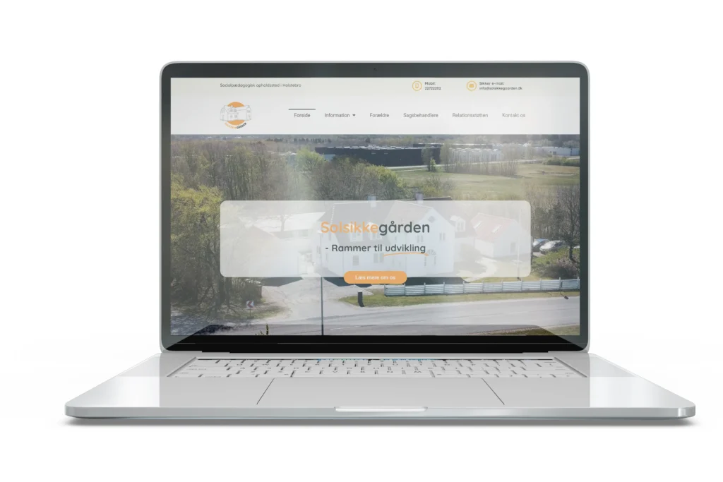 Mockup - Solsikkegården